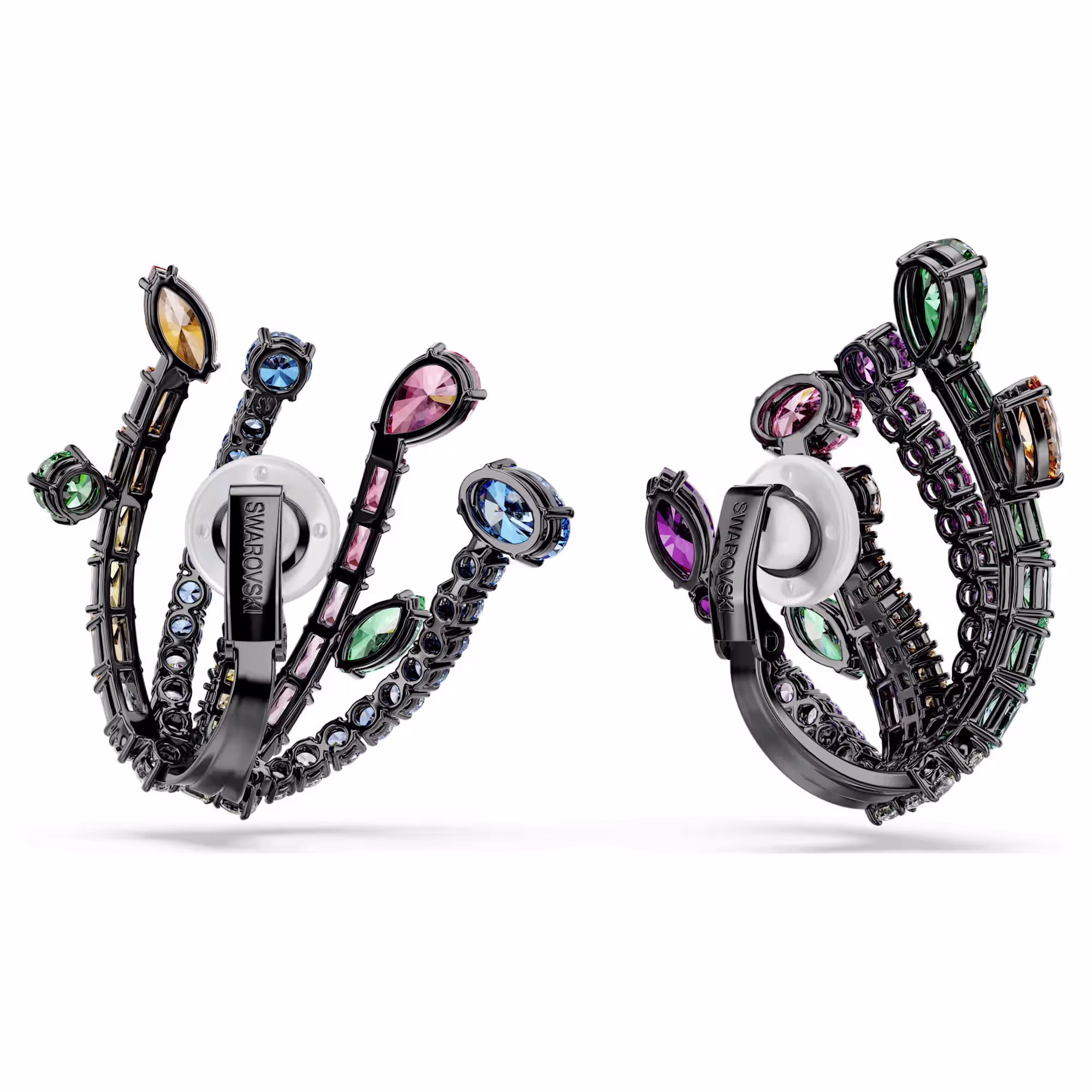 Matrix clip earrings